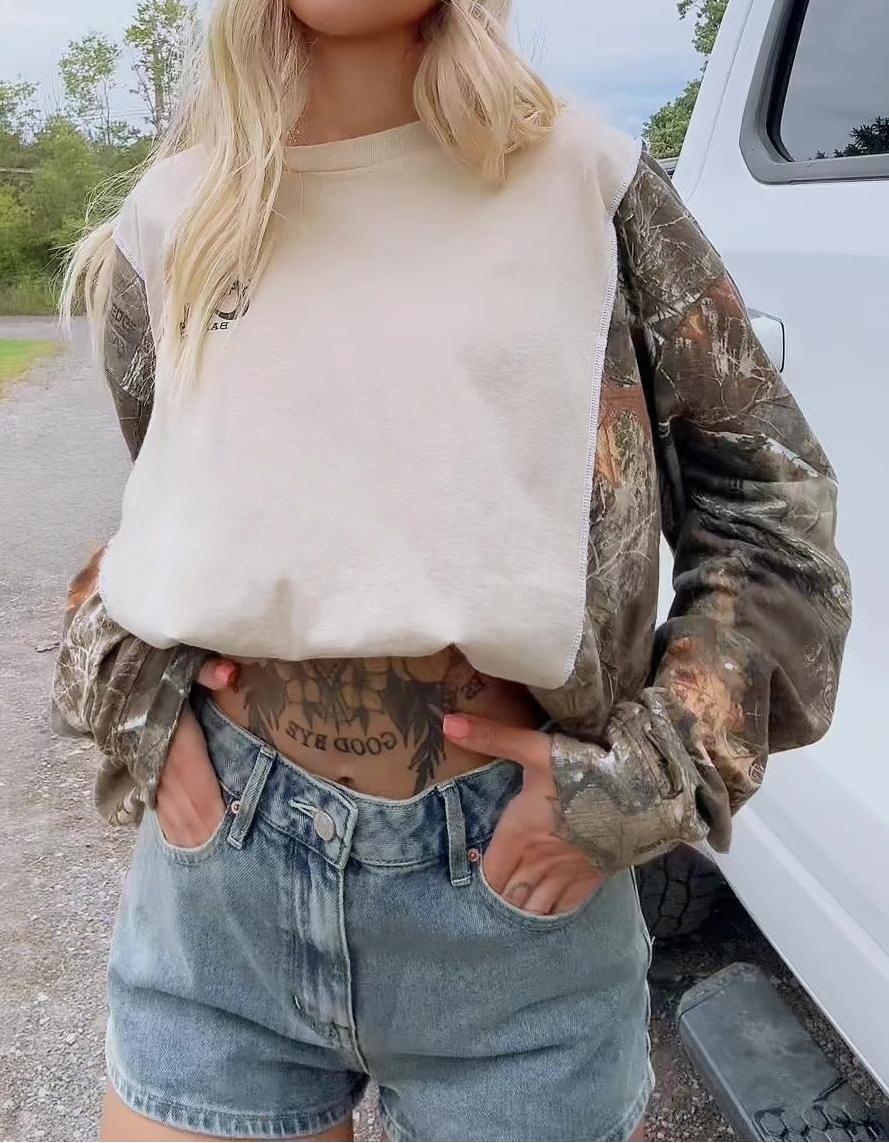 Coors X Camo Patchwork Top