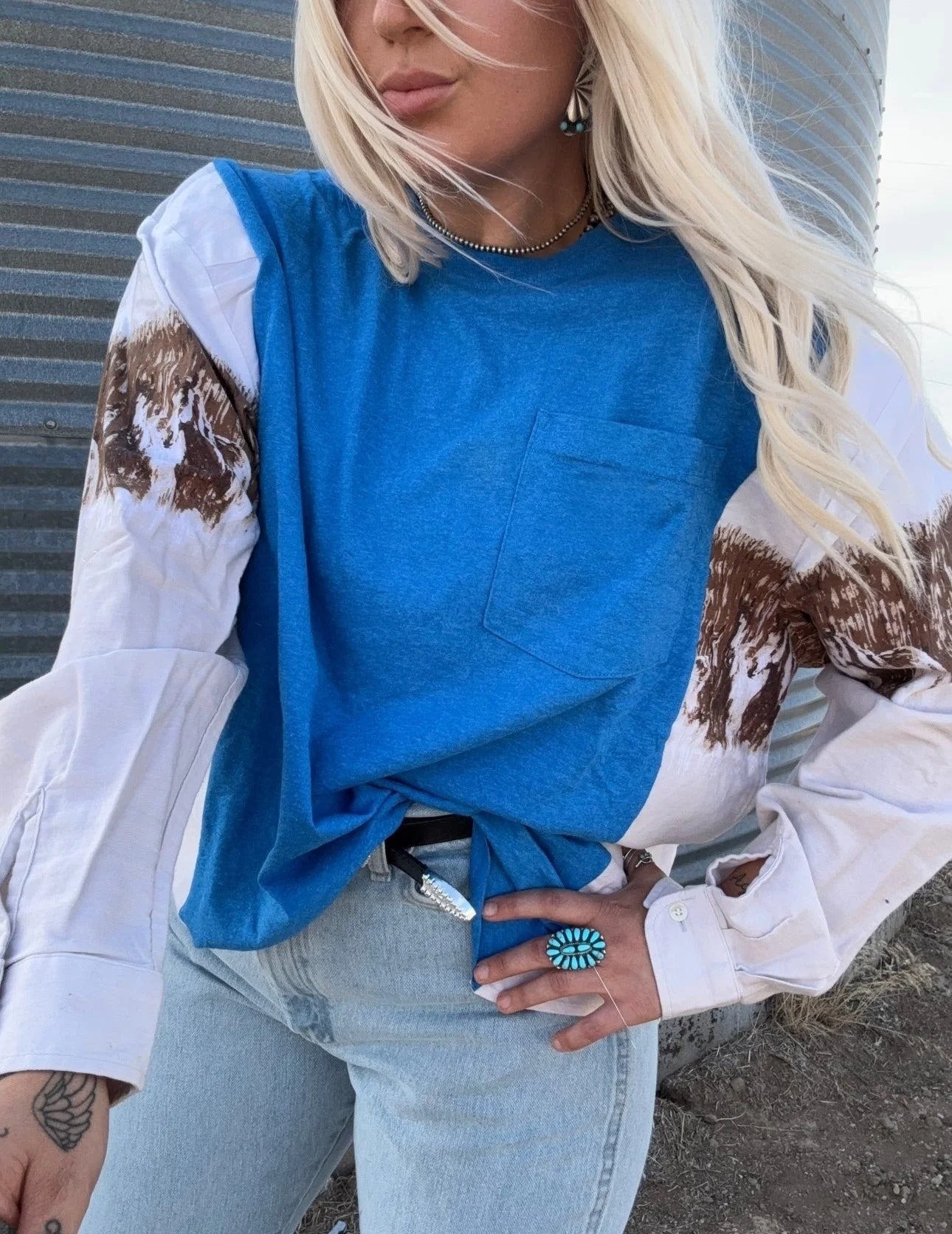 Cowboy Construction Top